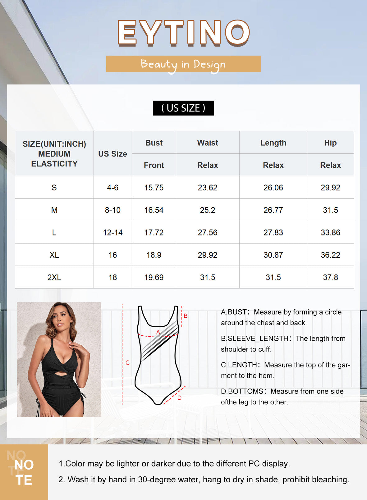 plus Size Womens Bathing Suits One Piece Ribbed Tummy Control High Cut Bathing Suit Sexy V Neck Criss Cross Monikini Blue 2XL