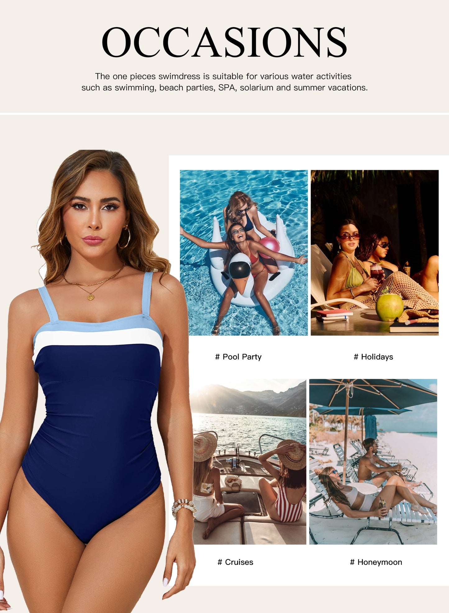 Womens Swimwear One Piece Swimsuit Tummy Control Color Block Print Bathing Suits Athletic Modest Swimming Suits Swimwear Green S-2XL