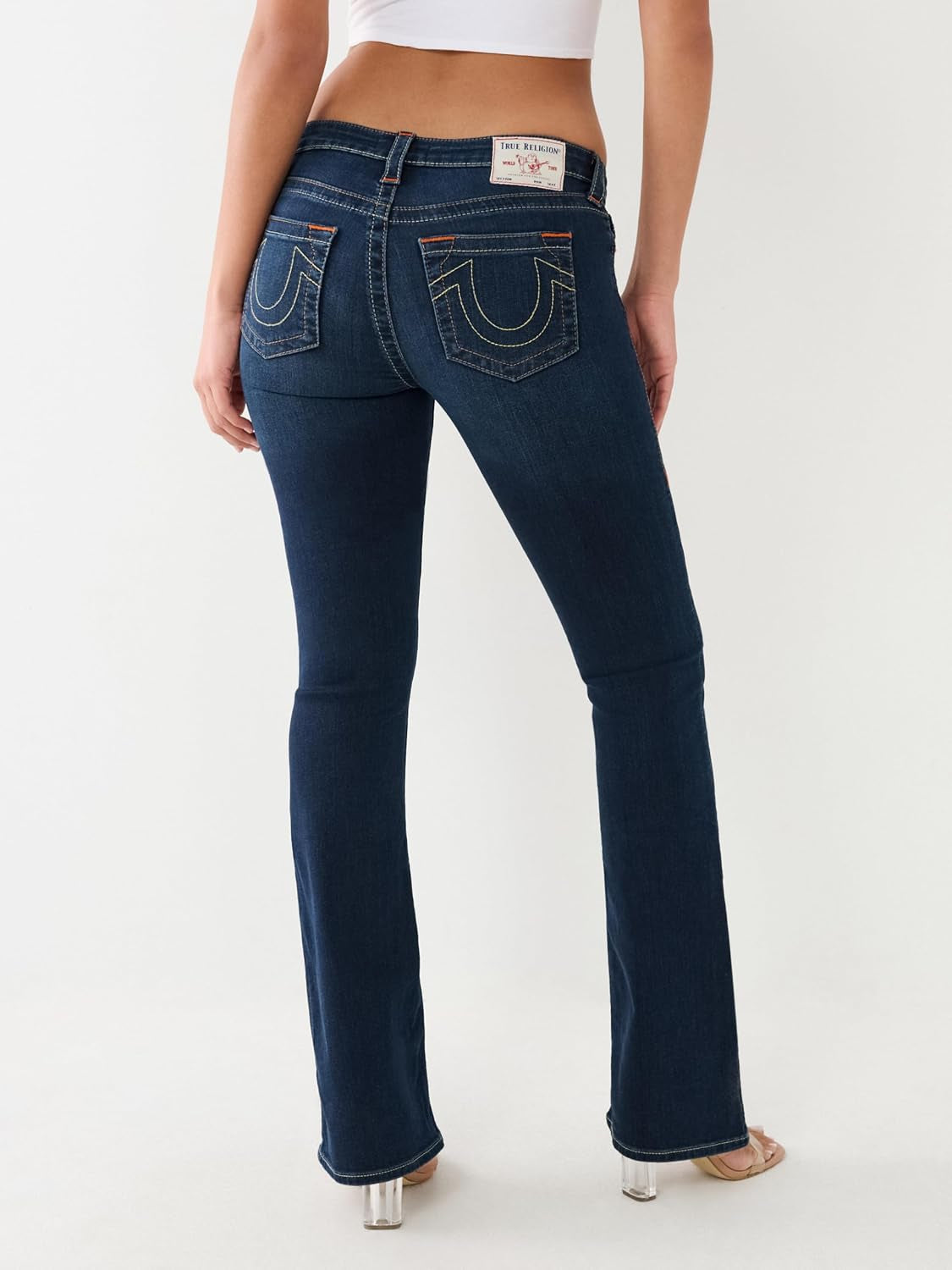 True Religion Women’S Becca Mid Rise Bootcut Jeans – Premium Stretch Denim, Flattering Ladies Jeans
