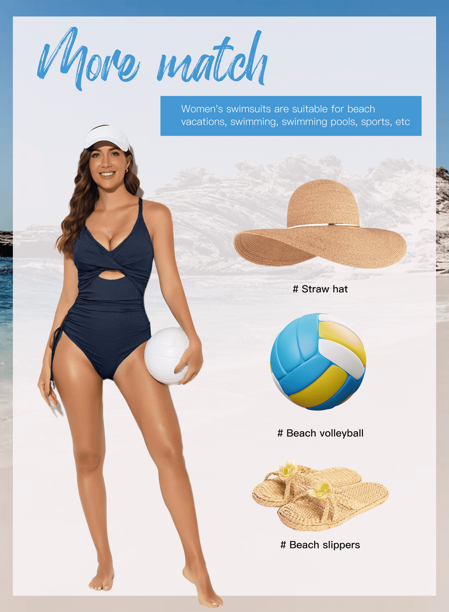 plus Size One Piece Swimsuit Women Ribbed Tummy Control High Cut One Piece Bathing Suit Sexy V Neck Criss Cross Monikini Black 2XL