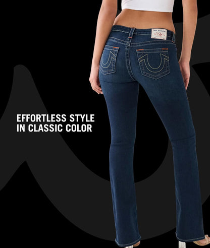 True Religion Women’S Becca Mid Rise Bootcut Jeans – Premium Stretch Denim, Flattering Ladies Jeans