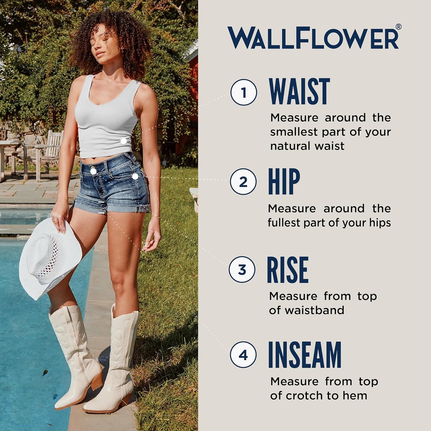 Women'S Ultra Denim Shorts, Sizes 0-24 | Mid-Rise, Insta Soft Denim, Juniors, Standard and Plus, Trendy, Stretchy, Gap-Free Fit, Perfect 3" Inseam, Real Pockets
