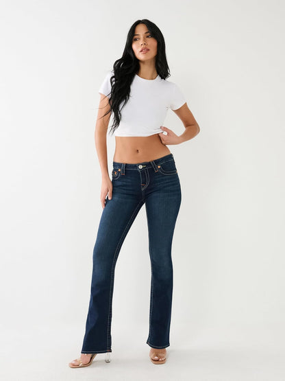 True Religion Women’S Becca Mid Rise Bootcut Jeans – Premium Stretch Denim, Flattering Ladies Jeans
